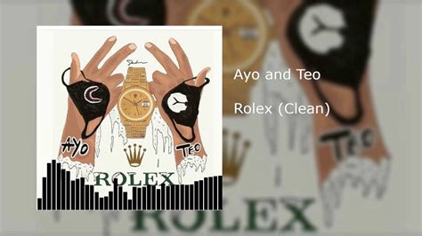 rolex canzone youtube|rolex and ayo.